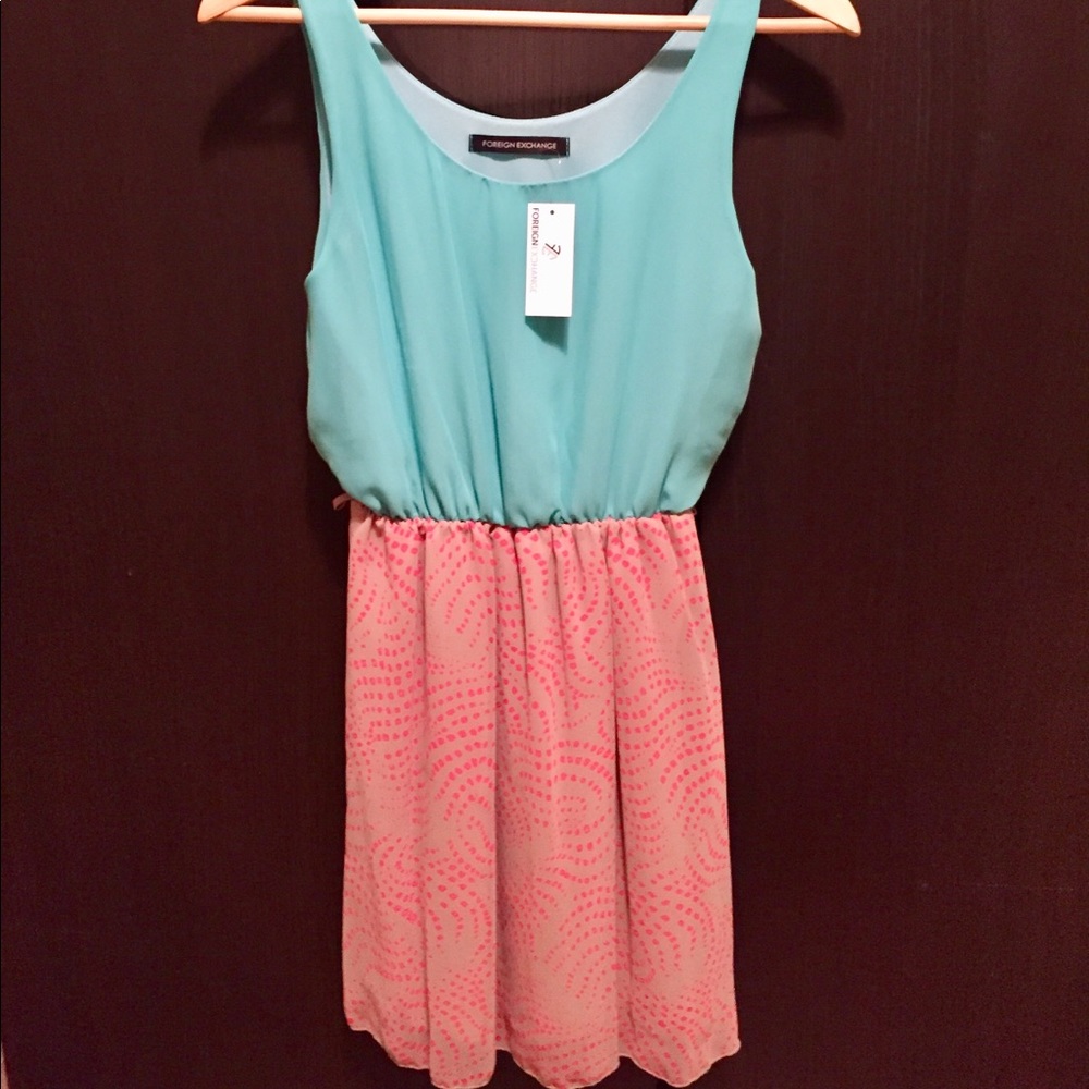 Aqua Foreign Exchange dress. Size small. NWT